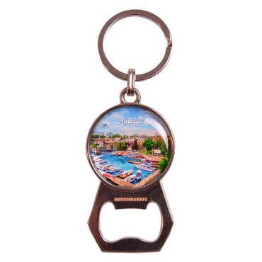 Antalya Themed Metal Keychain With Opener 35x120 mm - 8