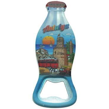 Toptan Antalya Temalı Myros Şişe Açacak Magnet 42x120 mm