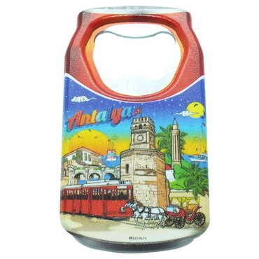 Toptan Antalya Temalı Myros Teneke Kutu Açacak Magnet 43x80 mm - 7