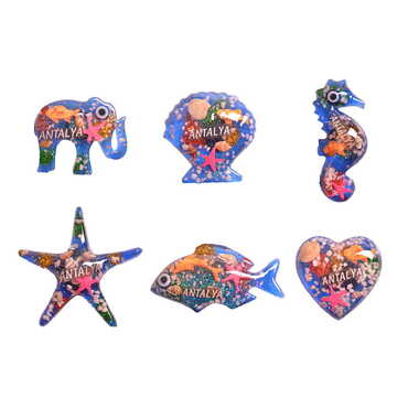 Antalya Themed Transparent Polyester Photo Fridge Magnet - 2