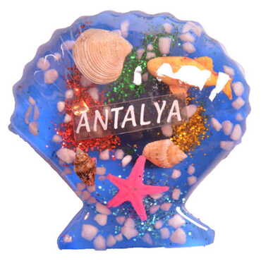 Antalya Themed Transparent Polyester Photo Fridge Magnet - 22