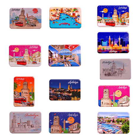 Toptan Antalya Temalı Uv Baskılı Magnet 80x50 mm - 3