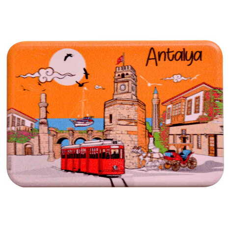 Toptan Antalya Temalı Uv Baskılı Magnet 80x50 mm - 6