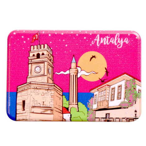 Toptan Antalya Temalı Uv Baskılı Magnet 80x50 mm - 10