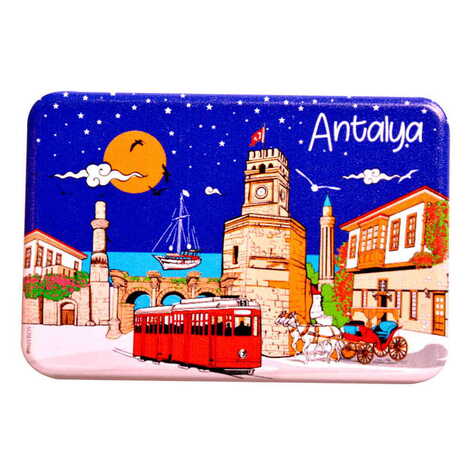 Toptan Antalya Temalı Uv Baskılı Magnet 80x50 mm - 12