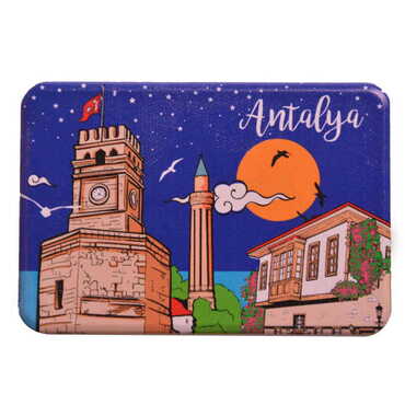 Toptan Antalya Temalı Uv Baskılı Magnet 80x50 mm - 14
