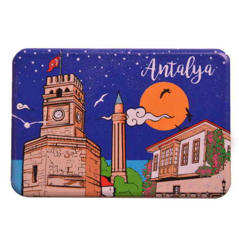 Toptan Antalya Temalı Uv Baskılı Magnet 80x50 mm - 14