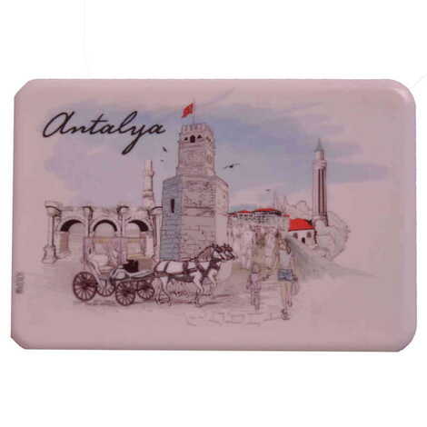 Toptan Antalya Temalı Uv Baskılı Magnet 80x50 mm - 18