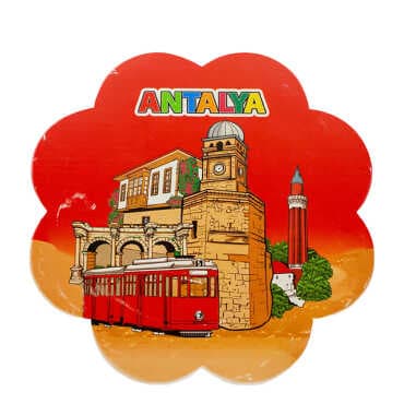 Antalya Themed UV Daisy Traditional Trivet 185 mm