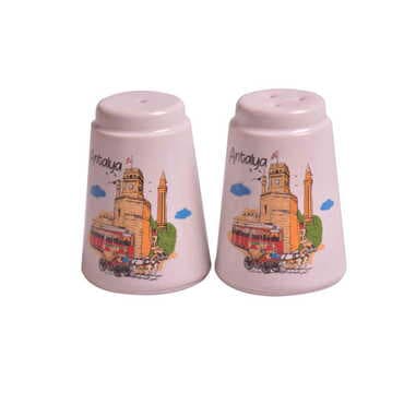 Antalya Themed Antalya Themed Porcelain Salt Shaker