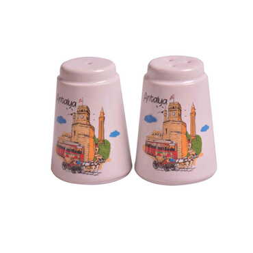 Myros - Antalya Themed Antalya Themed Porcelain Salt Shaker