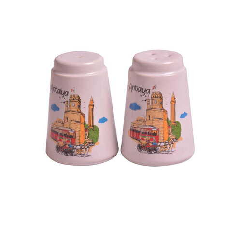 Antalya Themed Antalya Themed Porcelain Salt Shaker