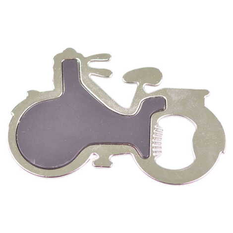 Antalya Themed Bicycle Shaped Metal Magnetic Bottle Opener 100x65 mm