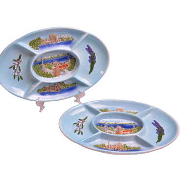 Myros - Antalya Themed Ceramic Breakfast Set