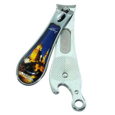 Myros - Antalya Themed Customised Metal Epoxy Nail Clipper 73x21x11 mm