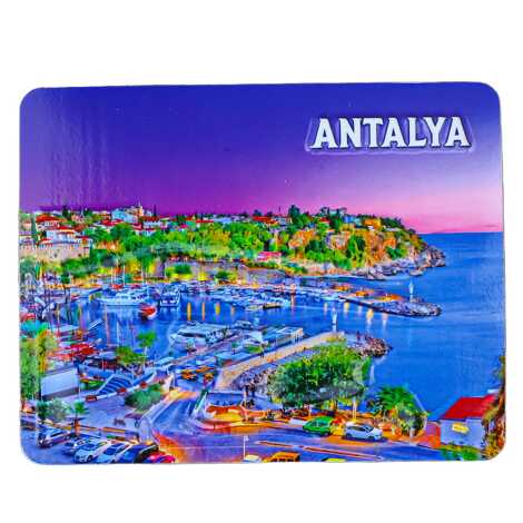 Antalya Themed Embossed PVC Refrigerator Magnet 70x90 mm - 3