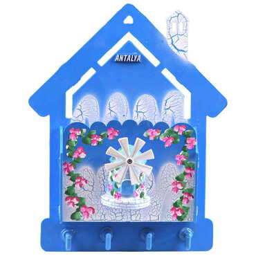 Antalya Themed Marine Themed Home Letter Box Shape Key Rack - Myros