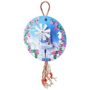 Myros - Antalya Themed Marine Themed Round Wall Hanging