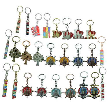 Antalya Themed Metal Customised Enamel Keychain - 2