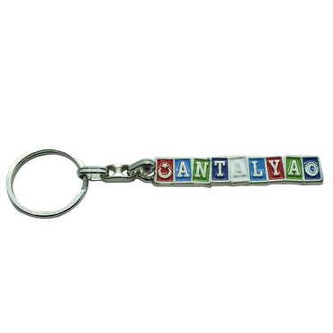 Antalya Themed Metal Customised Enamel Keychain - 4