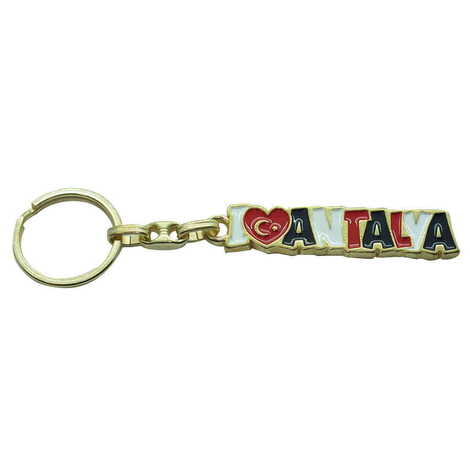 Antalya Themed Metal Customised Enamel Keychain - 5