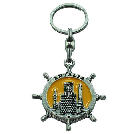 Antalya Themed Metal Customised Enamel Keychain - 6