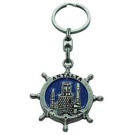 Antalya Themed Metal Customised Enamel Keychain - 8