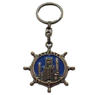 Antalya Themed Metal Customised Enamel Keychain - 9