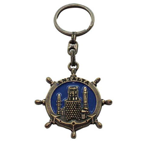 Antalya Themed Metal Customised Enamel Keychain - 9