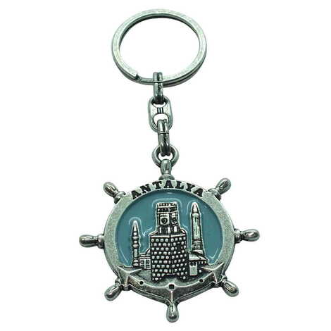 Antalya Themed Metal Customised Enamel Keychain - 10