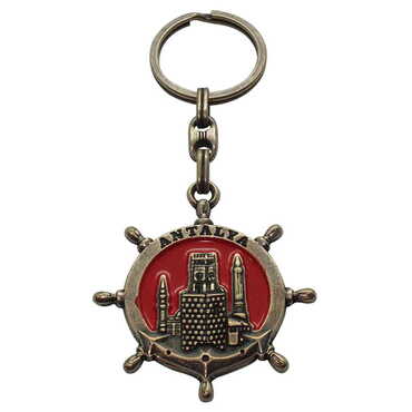 Antalya Themed Metal Customised Enamel Keychain - 12