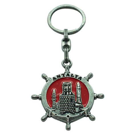 Antalya Themed Metal Customised Enamel Keychain - 13