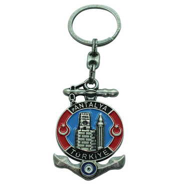 Antalya Themed Metal Customised Enamel Keychain - 14
