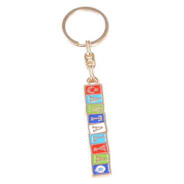Antalya Themed Metal Customised Enamel Keychain - 24