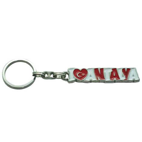 Antalya Themed Metal Customised Enamel Keychain - 26