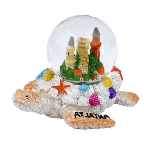 Antalya Themed Polyester Water Globe 45 mm - 6