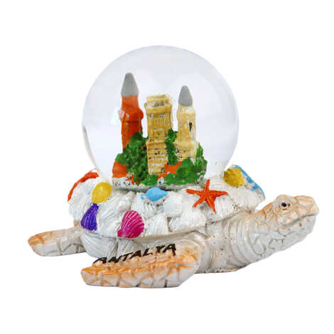 Antalya Themed Polyester Water Globe 45 mm - 5