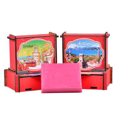 Myros - Antalya Themed Small Wooden Soap Box