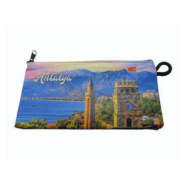 Myros - Antalya Themed Turkish Woven Wallet 183x97x8 mm