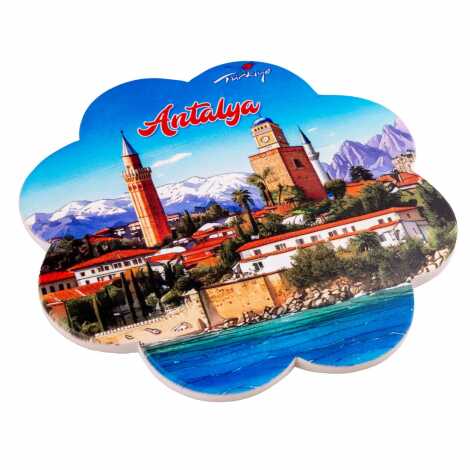 Antalya Themed UV Daisy Traditional Trivet 185 mm - 5