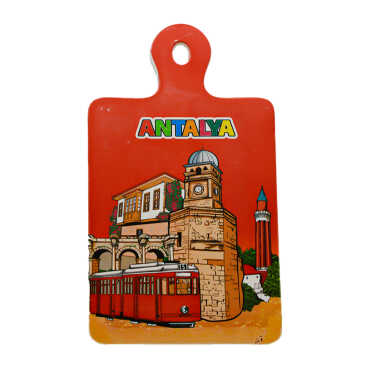 Antalya Themed UV Printed Rectangular Hanging Trivet - 2