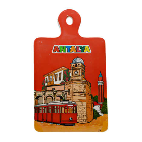 Antalya Themed UV Printed Rectangular Hanging Trivet - 2