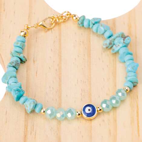 Prestij Bileklik Aquamarine - 14