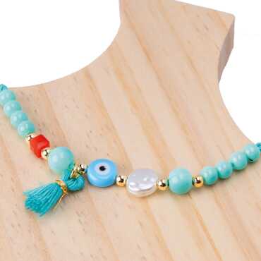 Prestij Bileklik Aquamarine - 25