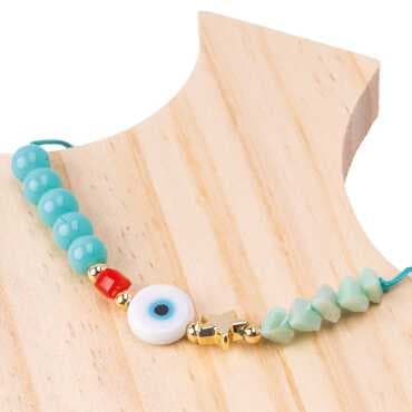 Prestij Bileklik Aquamarine - Standart - 42