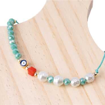 Prestij Bileklik Aquamarine - Standart - 49