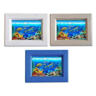 Aquapark Themed Small Wooden Printed Frame 120x150 mm