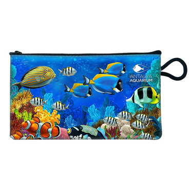 Aquapark Themed Customised PVC Pencil Case Purse 210x100 mm - Standart - 2