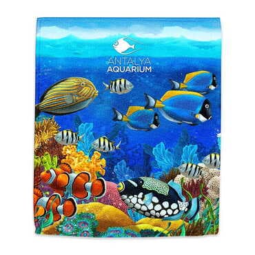 Toptan Aquapark Temalı Myros Dijital Baskı Kurulama Bezi 400x600 mm
