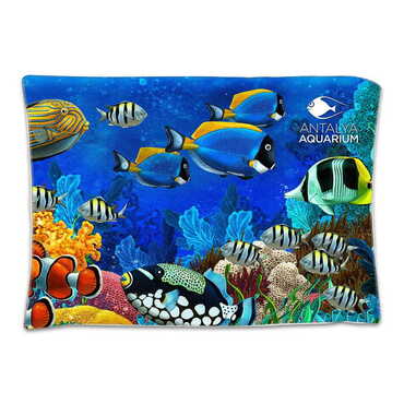 Myros - Aquapark Temalı Myros Dijital Baskı Yastık 300x500 mm